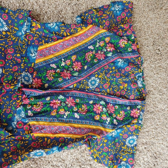 Boho Women Floral Beach Dress - Picture 5 of 6